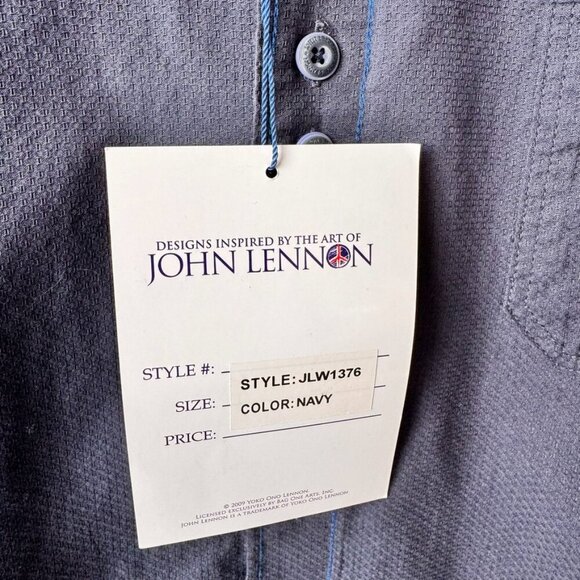 NWT Bag One Arts Men’s Long Sleeve John Lennon Inspired Instant Karma Shirt - Picture 4 of 9